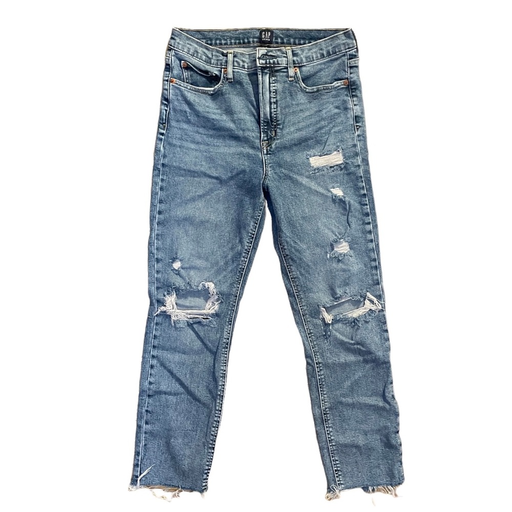 GAP Distressed Skinny Jeans Size 8/29